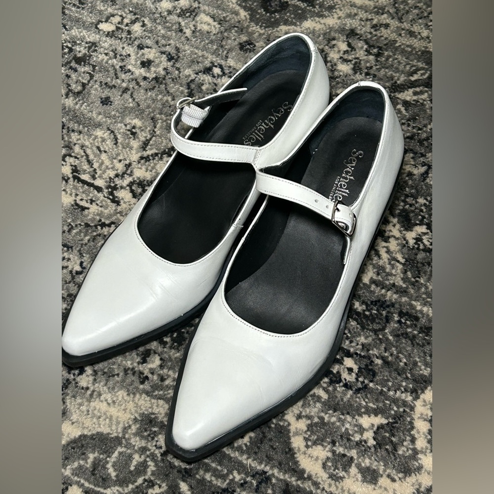 Seychelles Women's Cream Mary Jane Flats